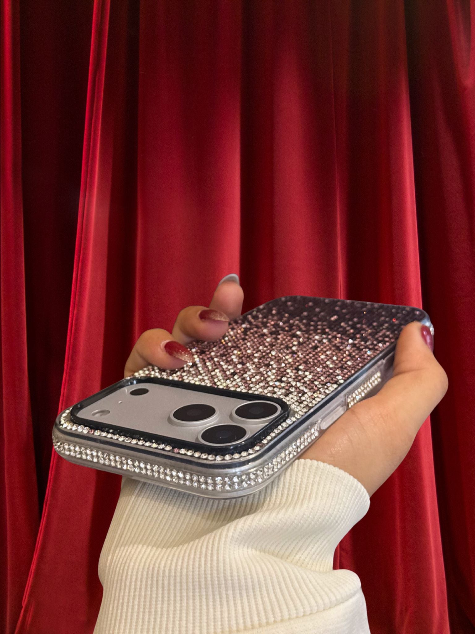 iPhone 17 Series Bling Gradient Rhinestones Cover - colour options