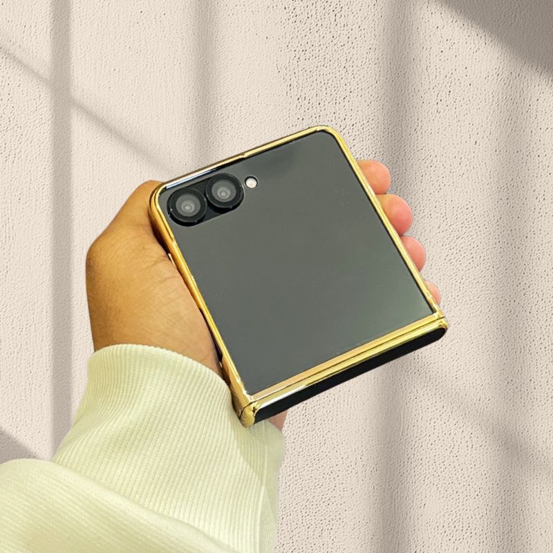 Premium Leather Kickstand Luxury Cover(with Front Glass) – phone accessory by JustAndBest India