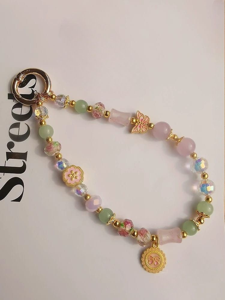 Exquisite 3D Butterfly Vintage Luxury Phone Charm - slim profile
