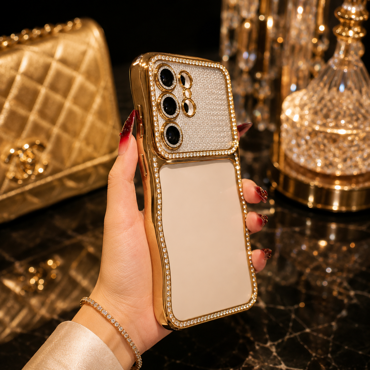 Samsung Galaxy S26 Royal Crystal Luxe Lens Protection Cover - slim profile