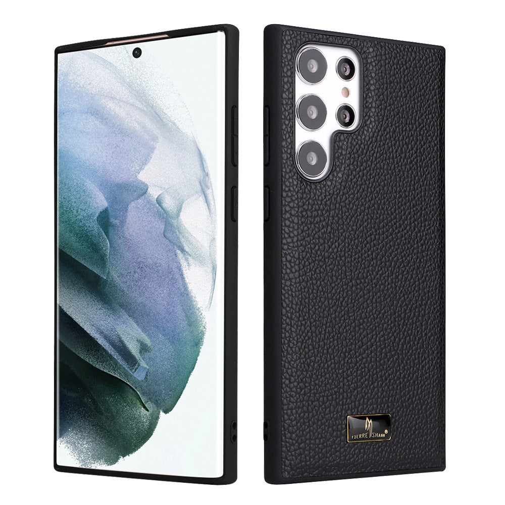 Jet Black Premium Leather Cover iPhone cover – JustAndBest India