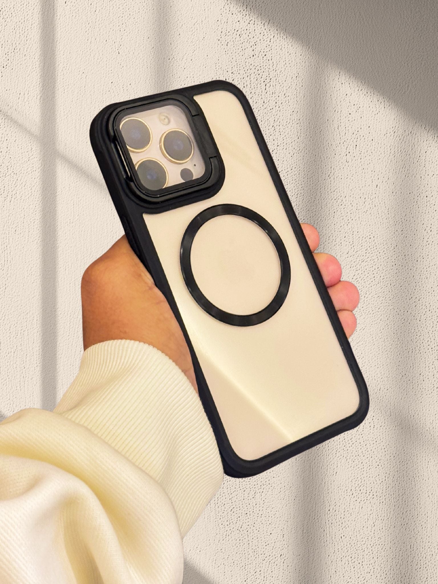 iPhone 16 Series Air Cushioned Lens Protection Cover - case features