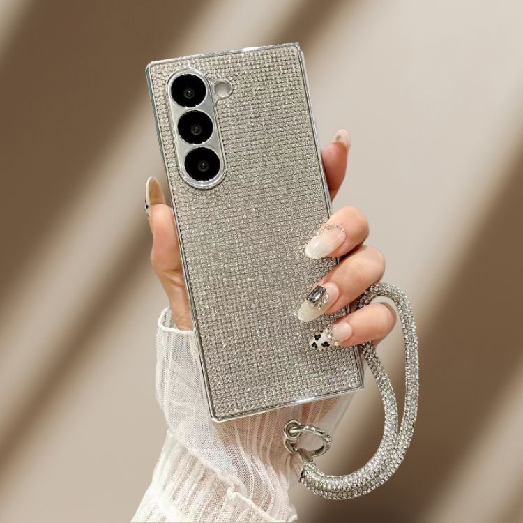 Bling Diamond Rhinestones Lanyard Cover – phone accessory by JustAndBest India