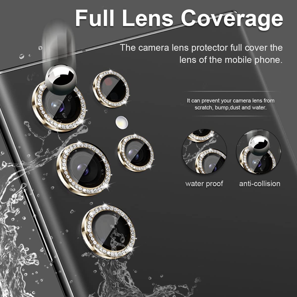 Samsung Galaxy S26 Diamond Stones Camera Lens Protector - lifestyle
