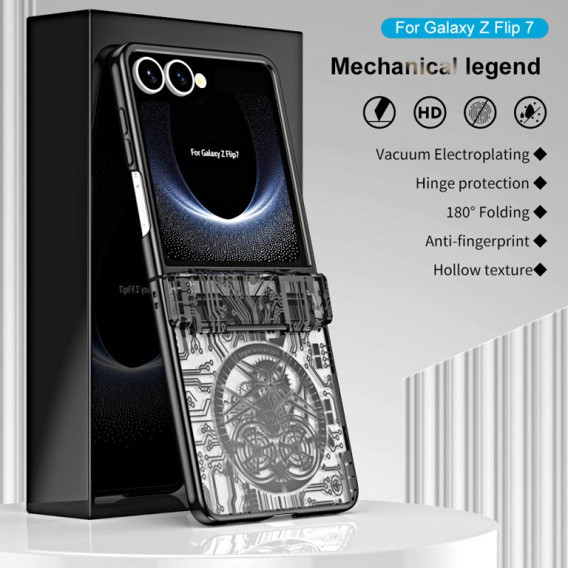 Samsung Galaxy Z Flip 7 Electroplated Circuit Cover - case features