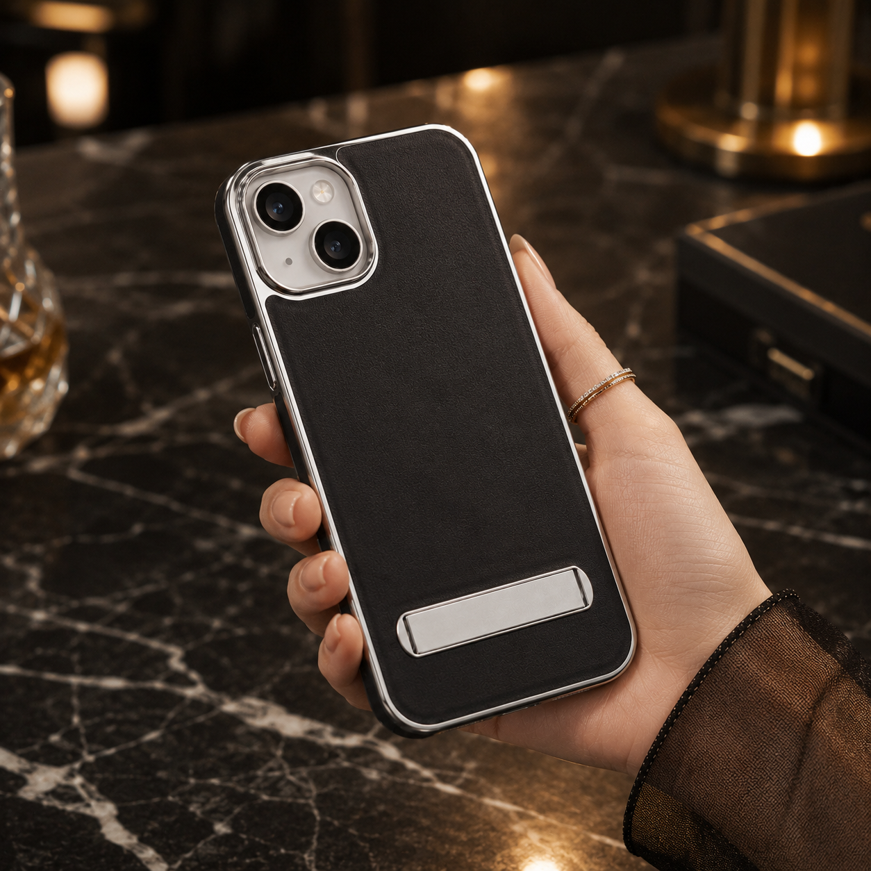iPhone 15 Series Alcantara Leather Cover | Luxury Leather