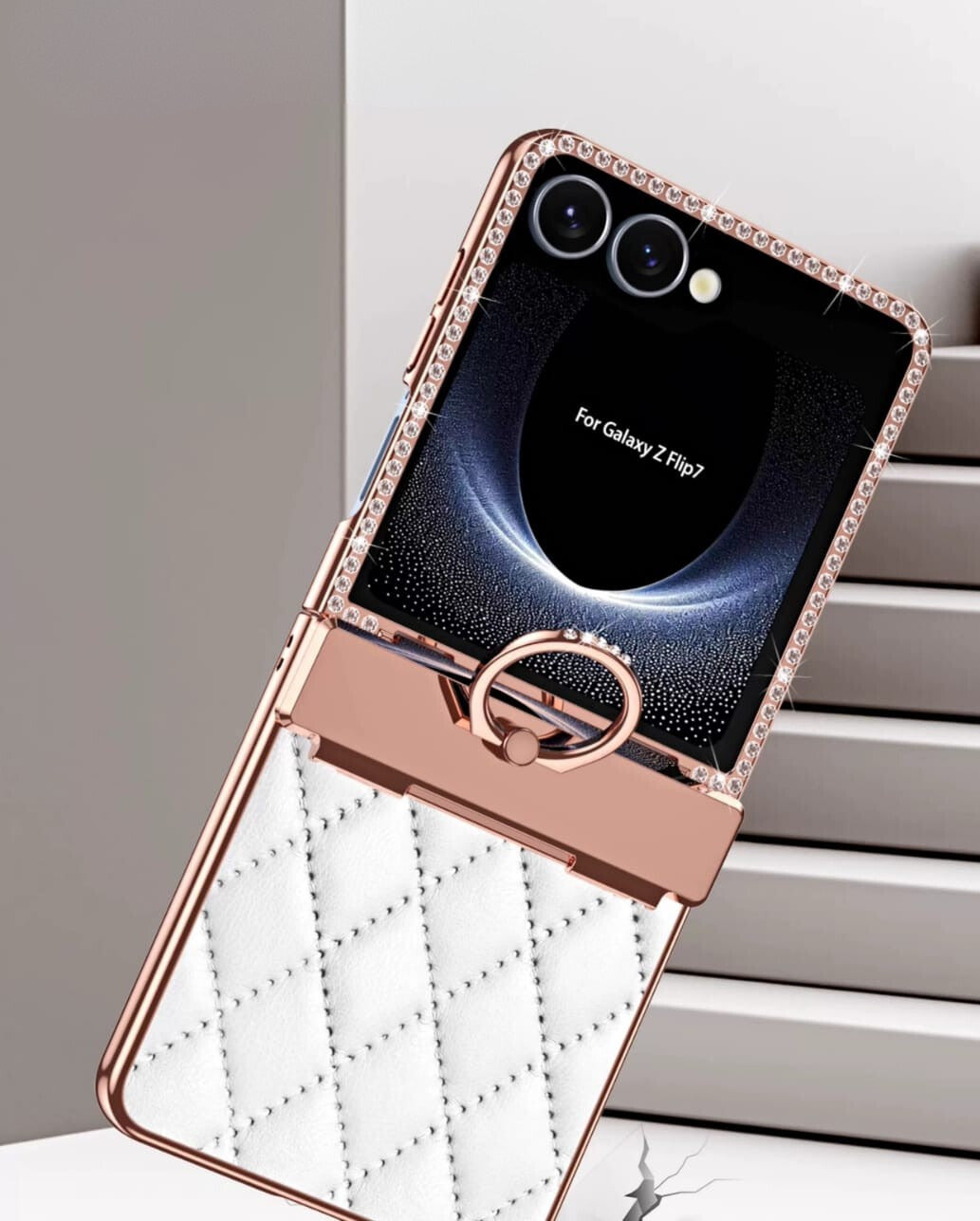 Luxury Ring Holder Premium Leather Cover – phone accessory by JustAndBest India