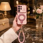Samsung Galaxy S26 Blush Glow Ring Stand Cover - protective case detail