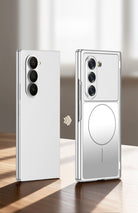 Samsung Galaxy Z Fold 6 Fold — Chrome Finish Case Front - lifestyle