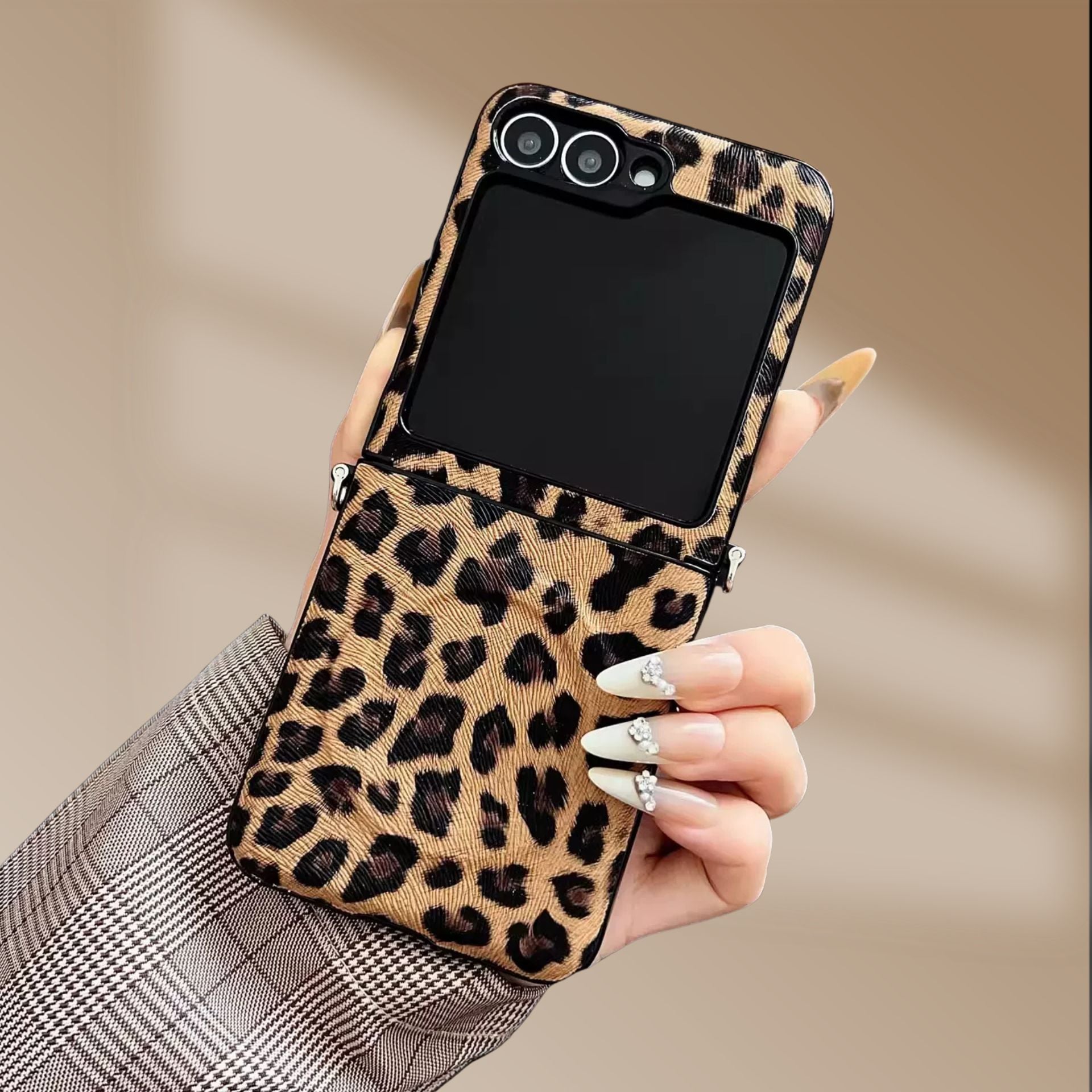 Samsung Galaxy Z Flip 5 Leopard Style Cover - colour options