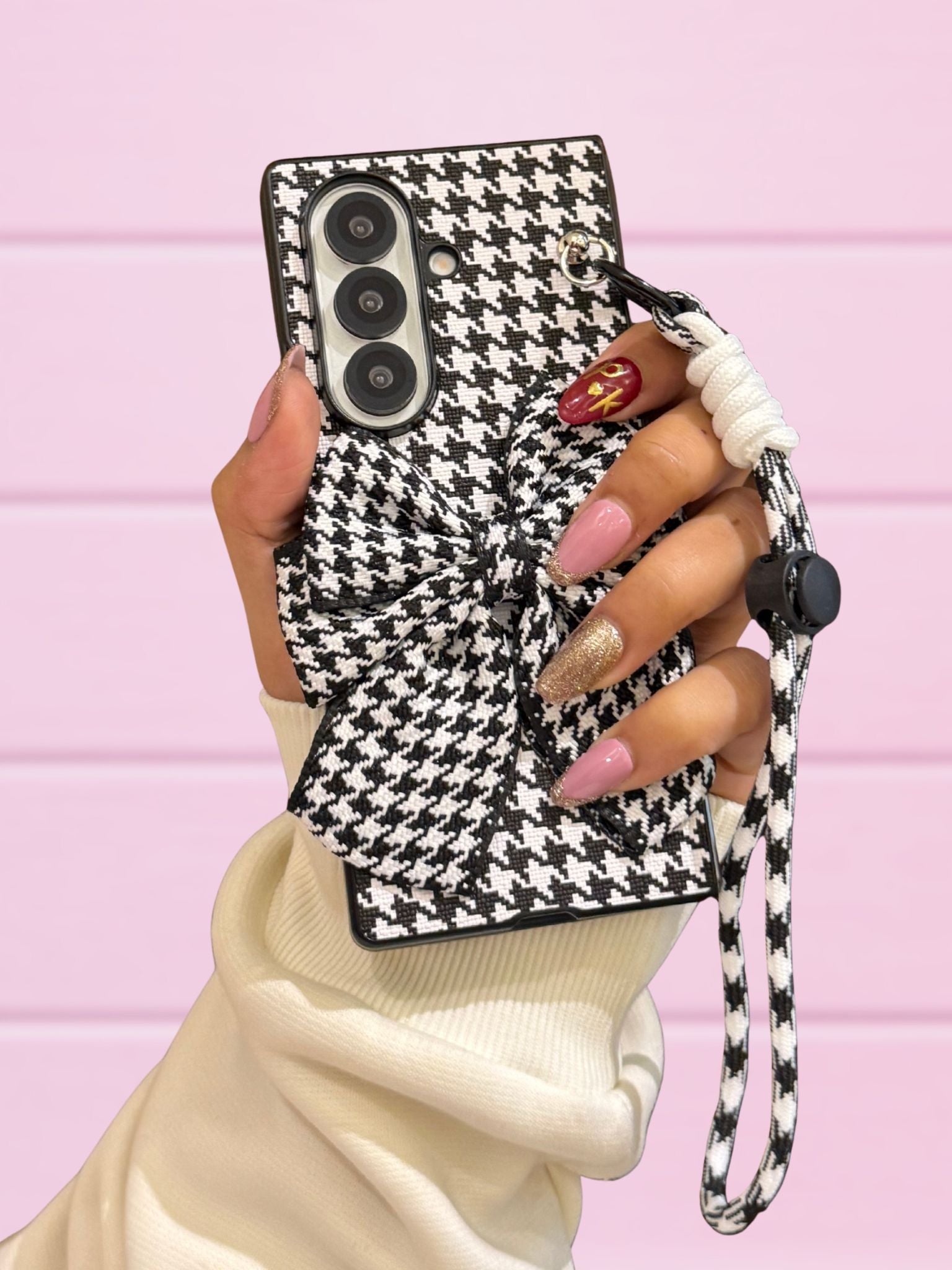 Samsung Galaxy Z Fold 6 Retro Vintage Bowknot Cover - protective case detail