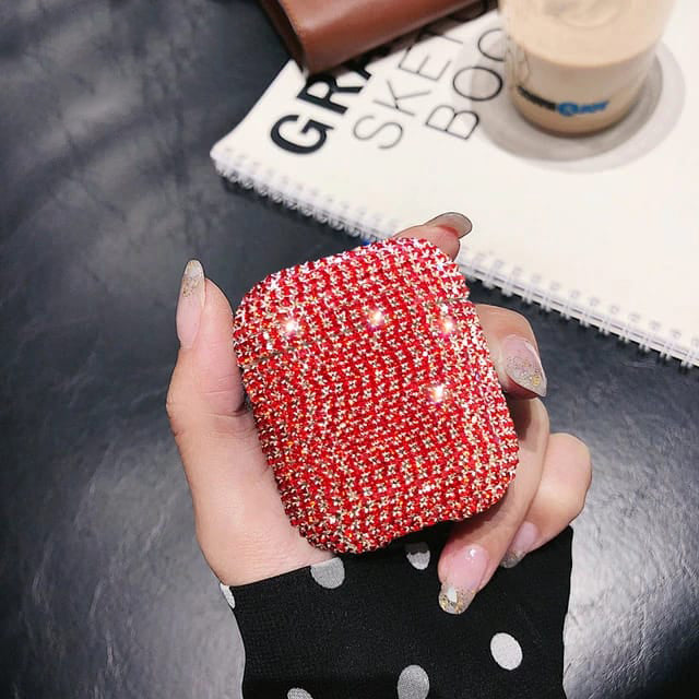 Shining Diamond Stones Luxury AirPods Cover iPhone cover – JustAndBest India