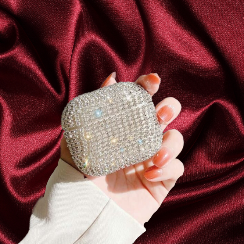 Shining Diamond Stones Luxury AirPods Cover iPhone cover – JustAndBest India