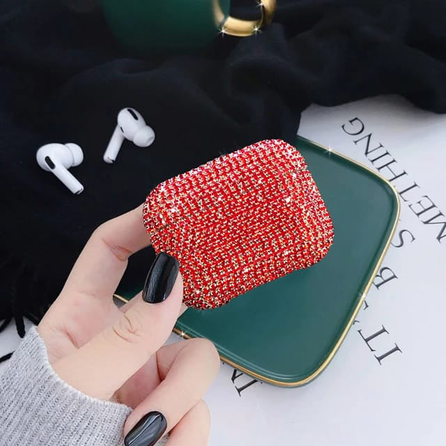 Shining Diamond Stones Luxury AirPods Cover iPhone cover – JustAndBest India