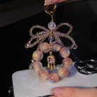 Crystal Bow Phone Charm Lanyard - slim profile
