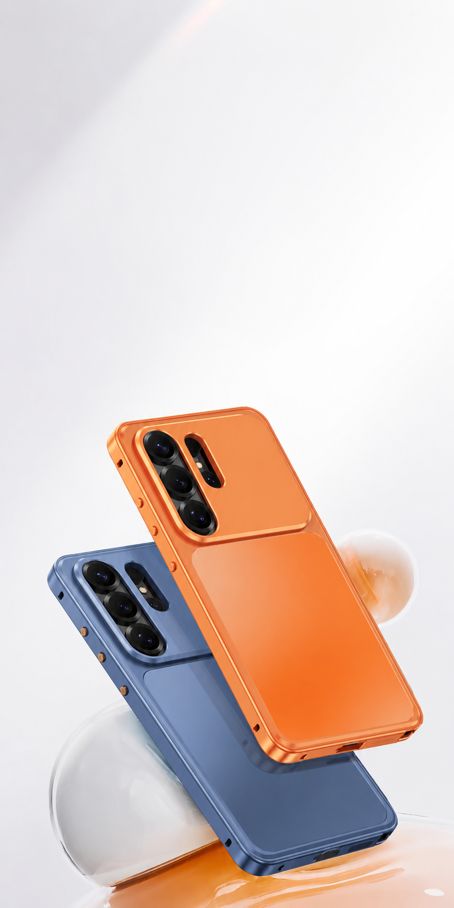 Samsung Galaxy S26 Ultra Metallic LuxeArmor Protection Cover - phone case