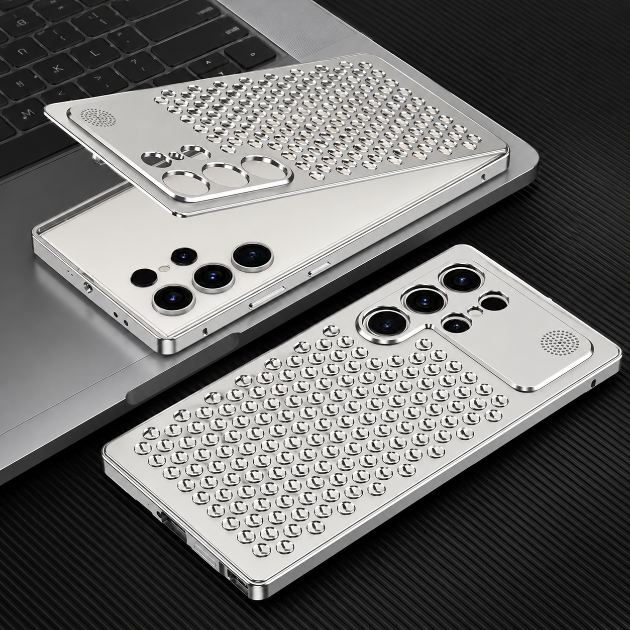 Samsung Galaxy S26 Ultra Metallic Matrix Heat Dissipation Cover - slim profile