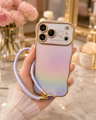 Luxury Iridescent Strap Case iPhone 17 Pro/  17 Pro Max - slim profile