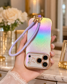 Luxury Iridescent Strap Case iPhone 17 Pro/  17 Pro Max - protective case detail