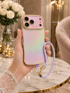 Luxury Iridescent Strap Case iPhone 17 Pro/  17 Pro Max - protective case detail