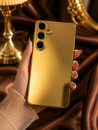 Samsung Galaxy S26 Gold Electroplated Protection Case - protective case detail