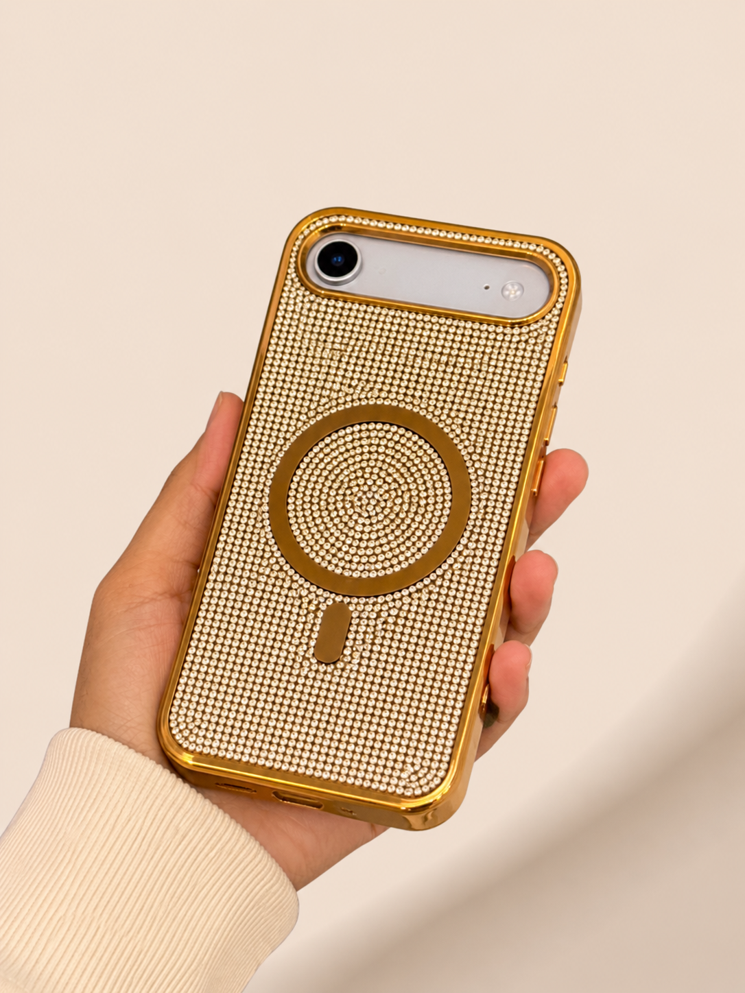 iPhone 17 Series Diamond Rhinestones Cover - slim profile