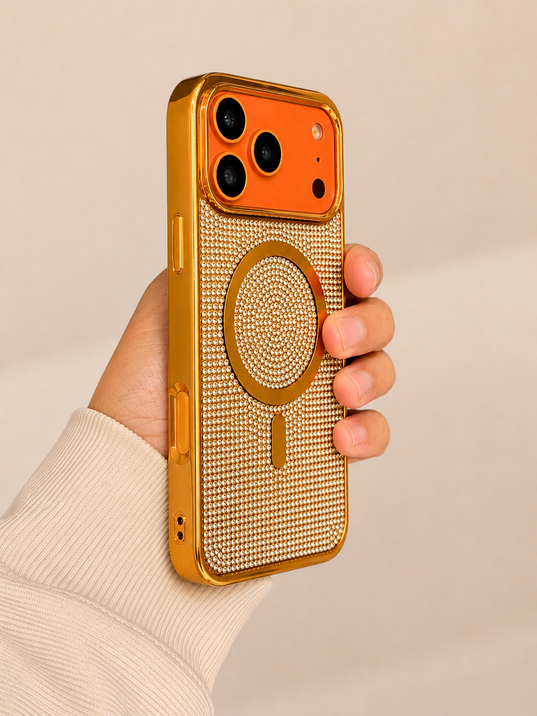 iPhone 17 Series Diamond Rhinestones Cover - phone case