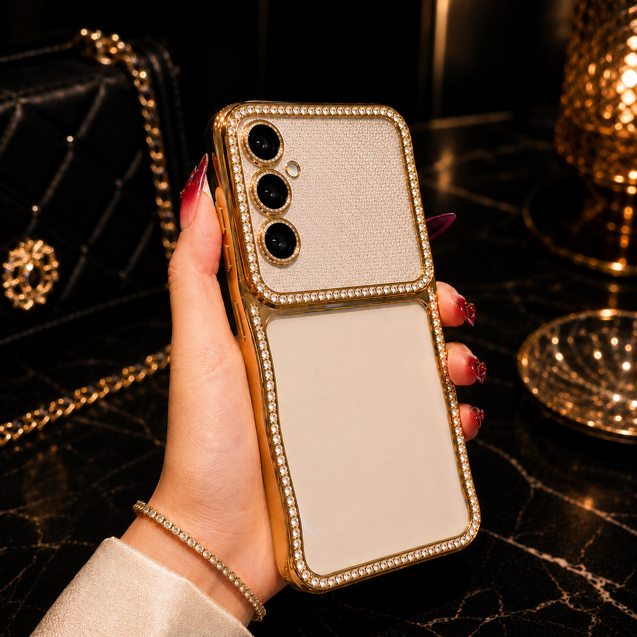 Samsung Galaxy S26 Royal Crystal Luxe Lens Protection Cover - case features
