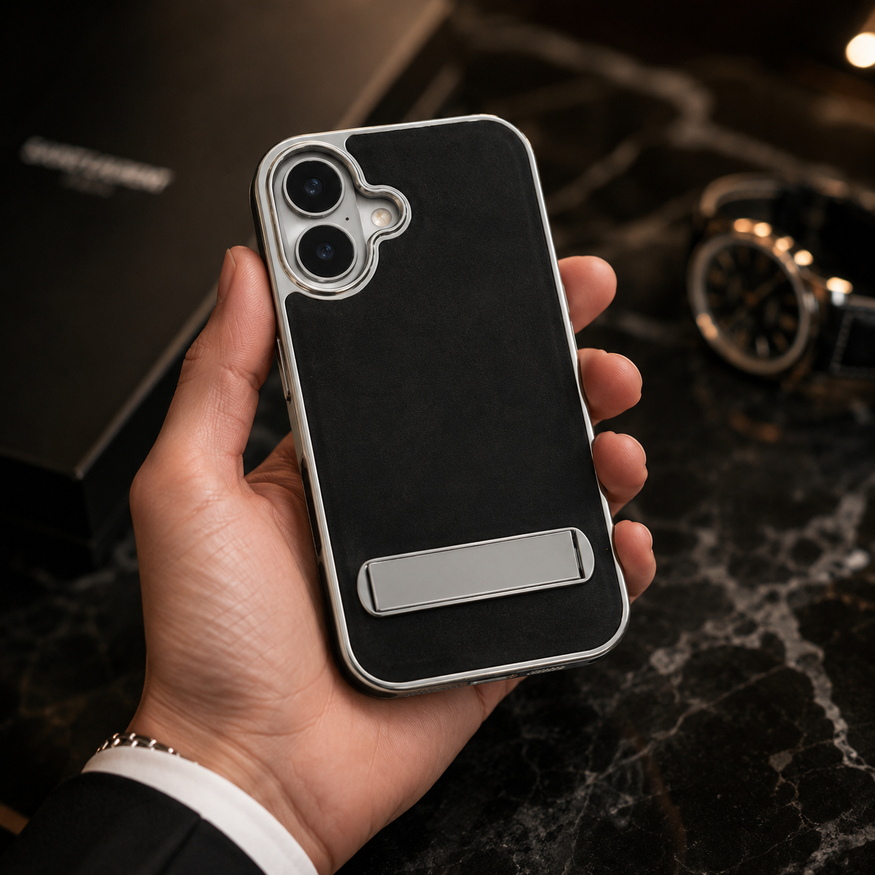 iPhone 17 Alcantara Leather Cover | Luxury Leather