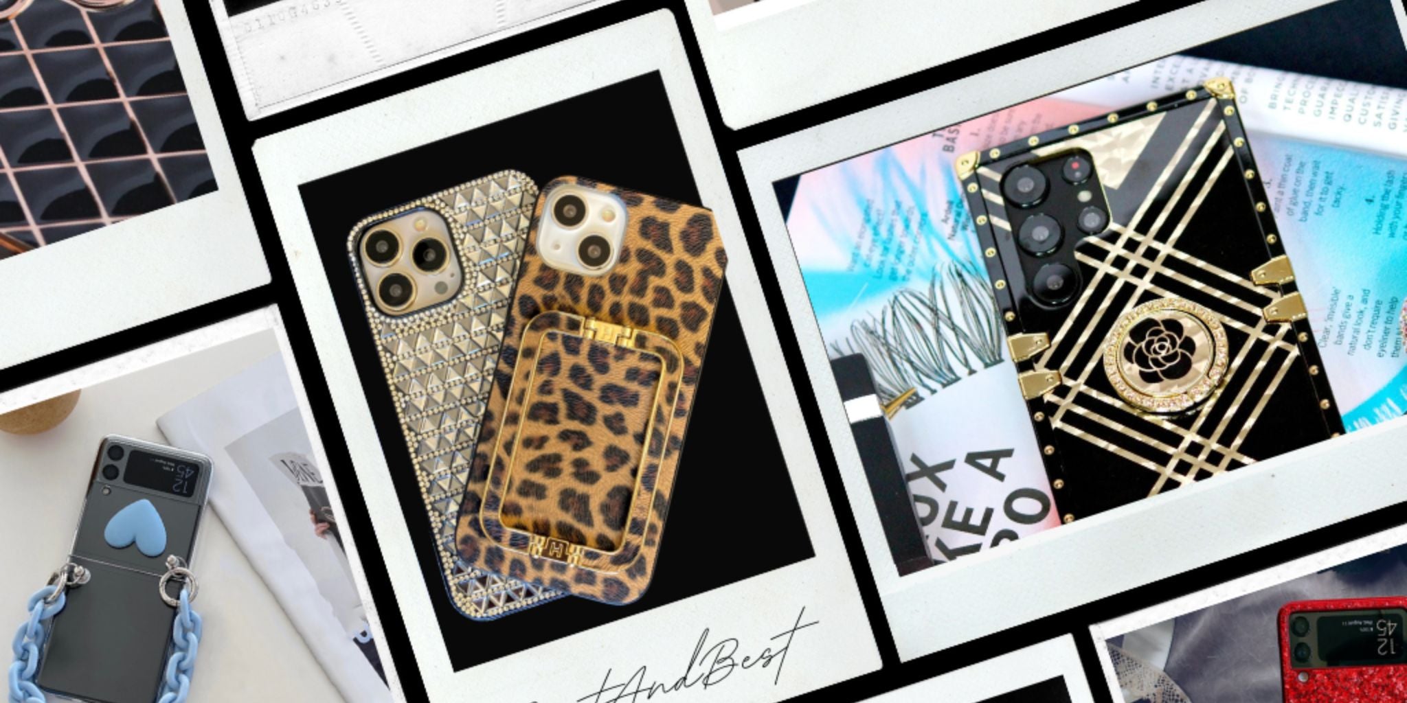 Luxury iPhone covers collection – leopard pattern, diamond rhinestones and gold-plated cases by JustAndBest India