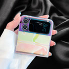 Stylish Aurora Light Effect Cover for Z Flip 4