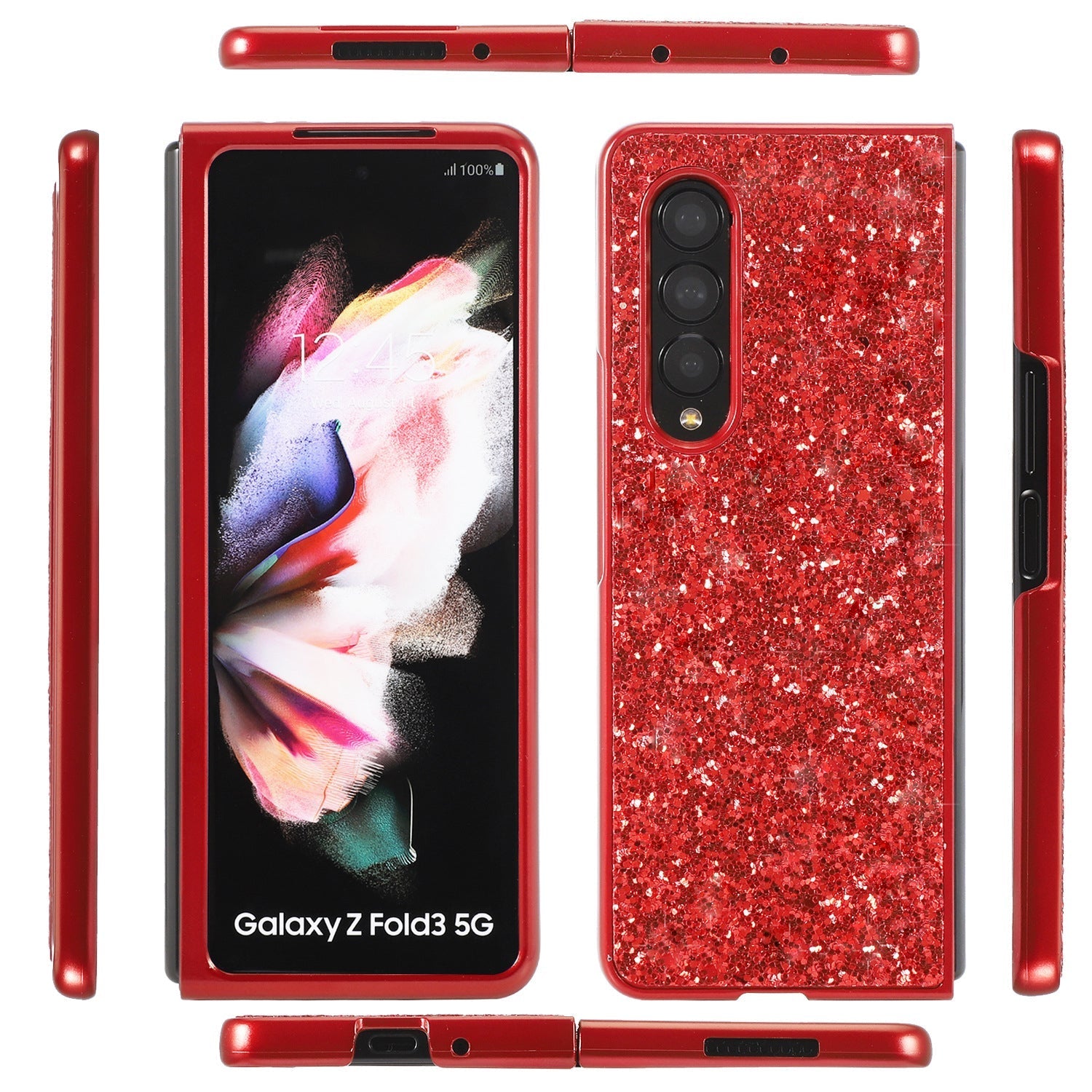 Samsung Galaxy Z Fold 5 Bling Glitter Sequin Cover - lifestyle