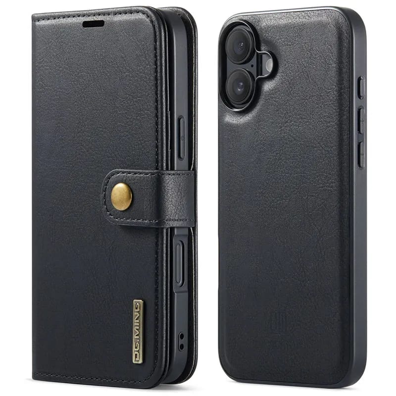 iPhone 17 Two-In-One Wallet Style Leather Flip Cover - colour options