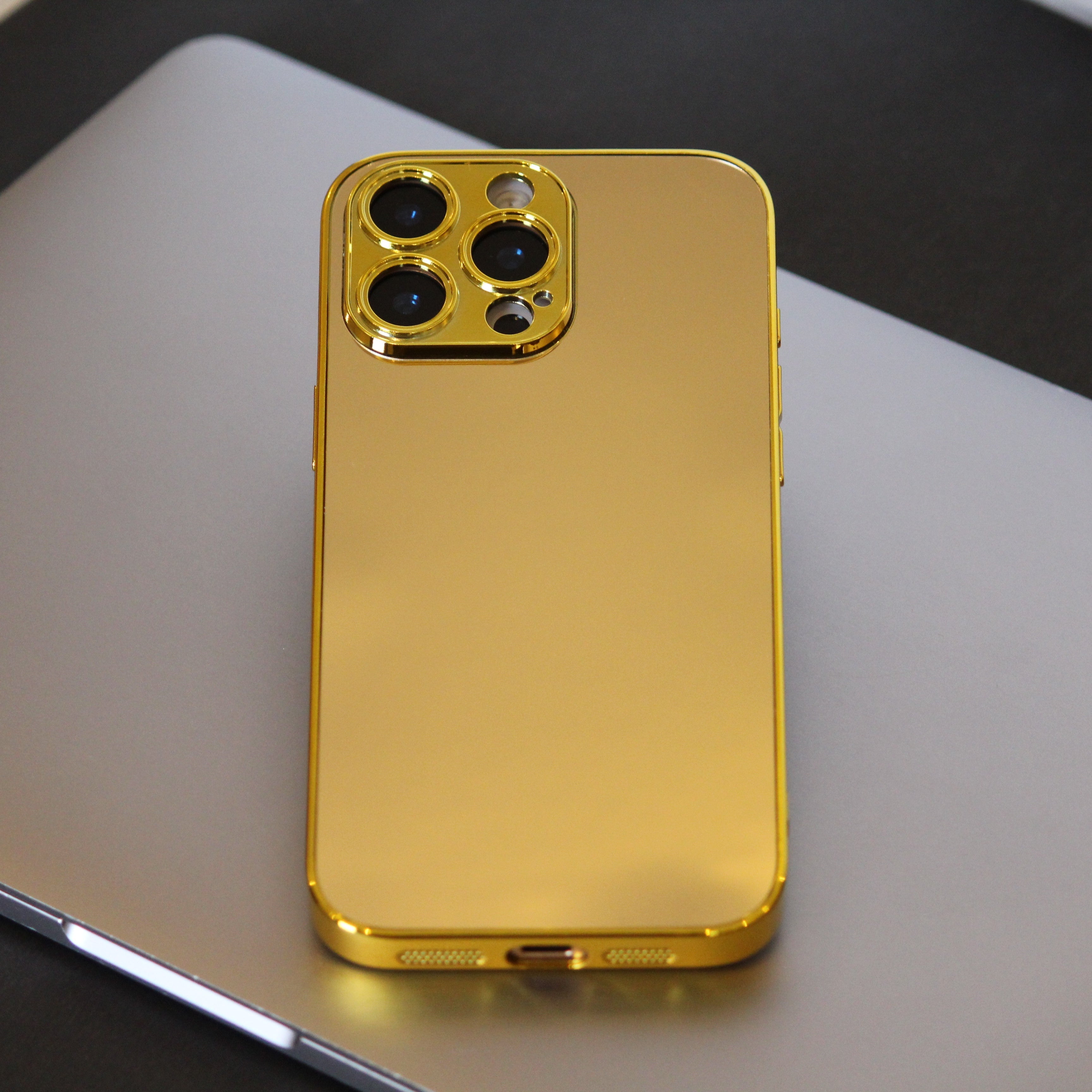 Gold Electroplated 360 Degrees Protection Premium Case iPhone cover – JustAndBest India