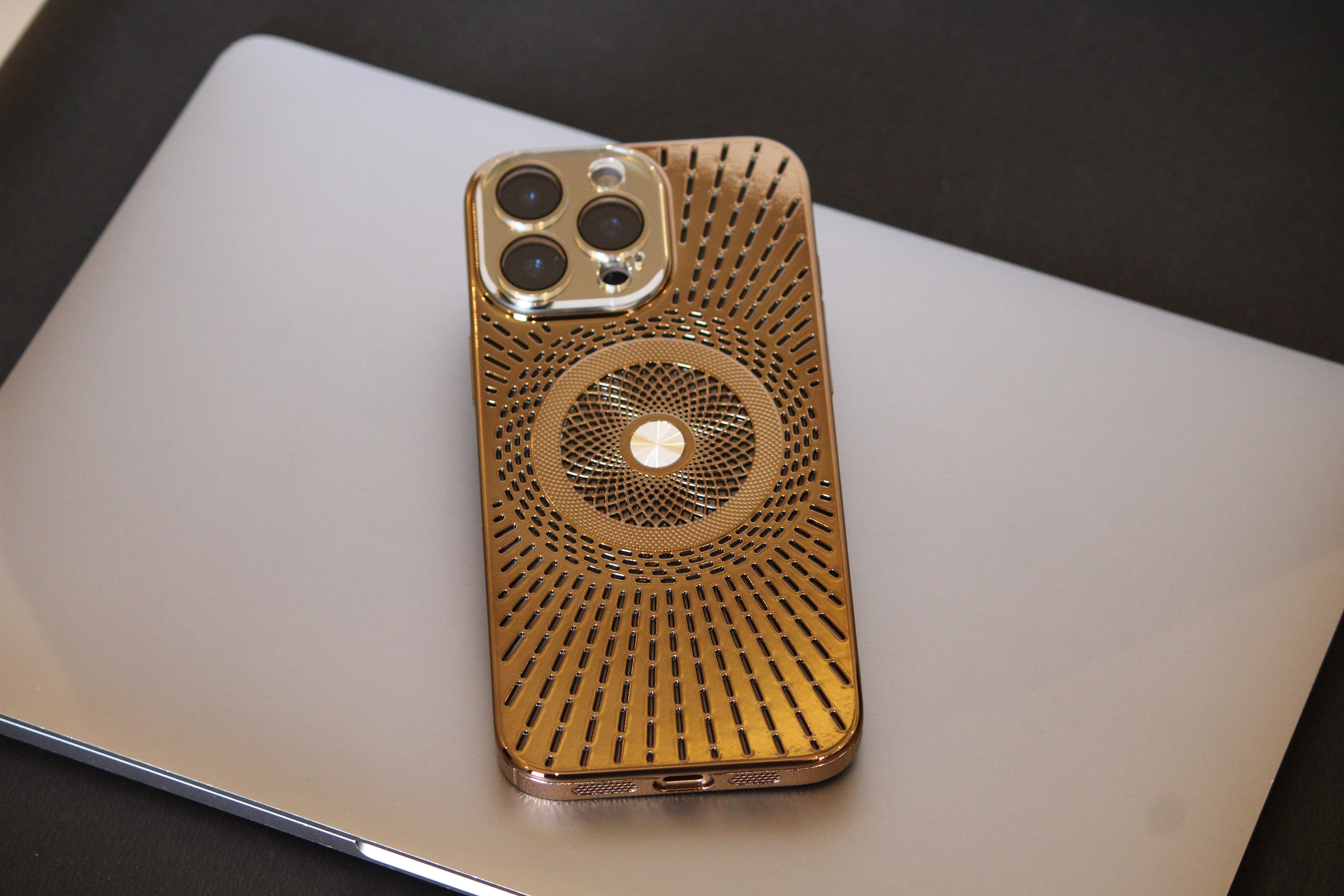 iPhone 16 Pro Royal Copper Electroplated Protection Cover - slim profile