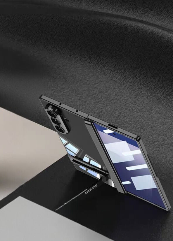 Luxury Electroplated Stand Cover (with Front Glass) – phone accessory by JustAndBest India