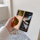 Luxury Rose gold Mirror z fold Case