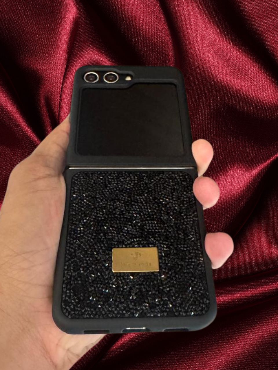 Samsung Galaxy Z Flip 5 Bling Diamond Stones Cover - lifestyle