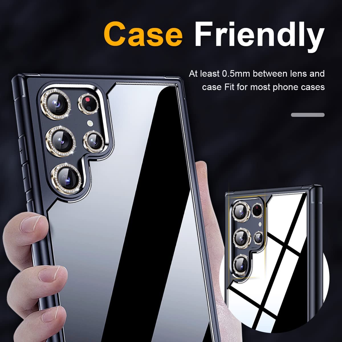 Samsung Galaxy S26 Diamond Stones Camera Lens Protector - colour options