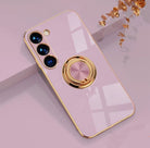 Stylish Samsung case with gold ring