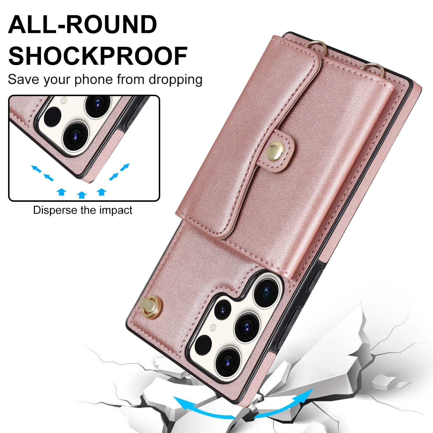 Elegant Wallet Style Lanyard Case – phone accessory by JustAndBest India