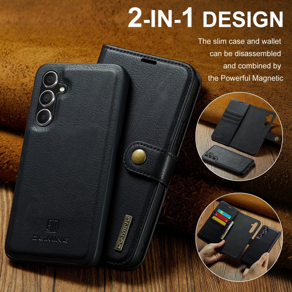 Samsung Galaxy S25 Series Two-In-One Wallet Style Leather Flip Cover - lifestyle