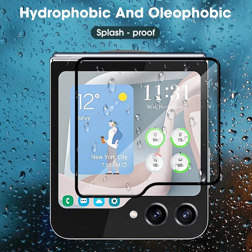 Samsung Galaxy Z Flip 5 9H Hardness Tempered Glass - lifestyle