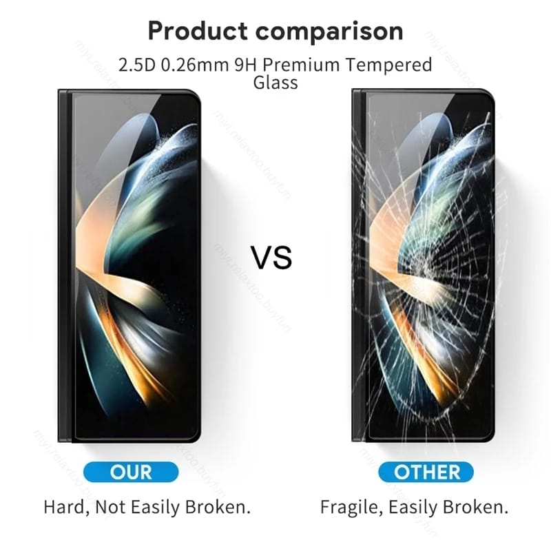 Samsung Galaxy Z Fold 3 9H Hardness Tempered Glass - phone case