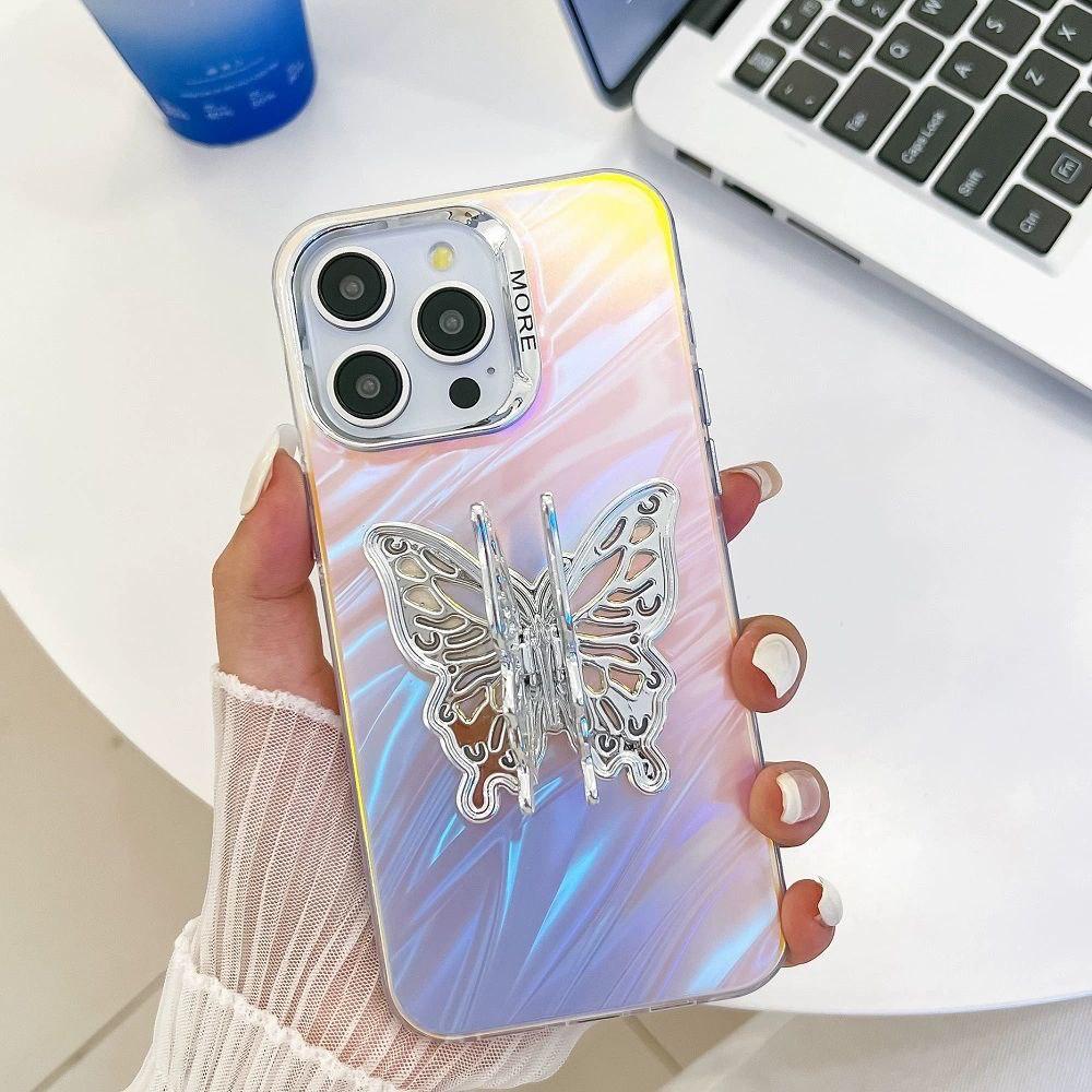 iPhone 15 3D Butterfly Holder Cover - case features