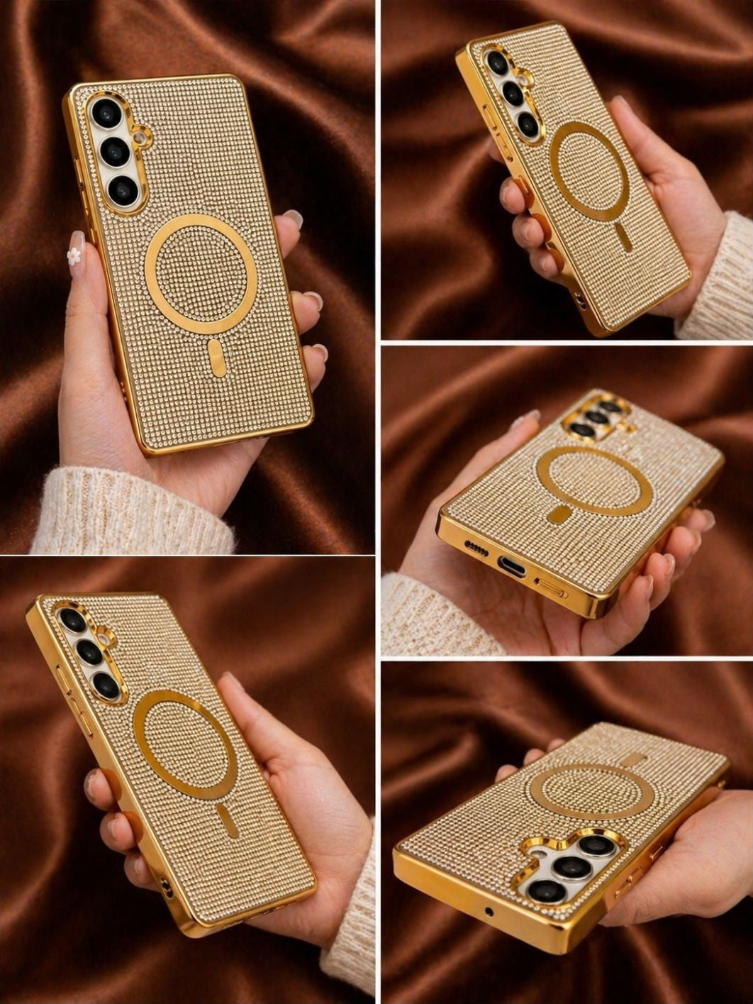 Samsung Galaxy S26 Diamond Rhinestones Cover - colour options