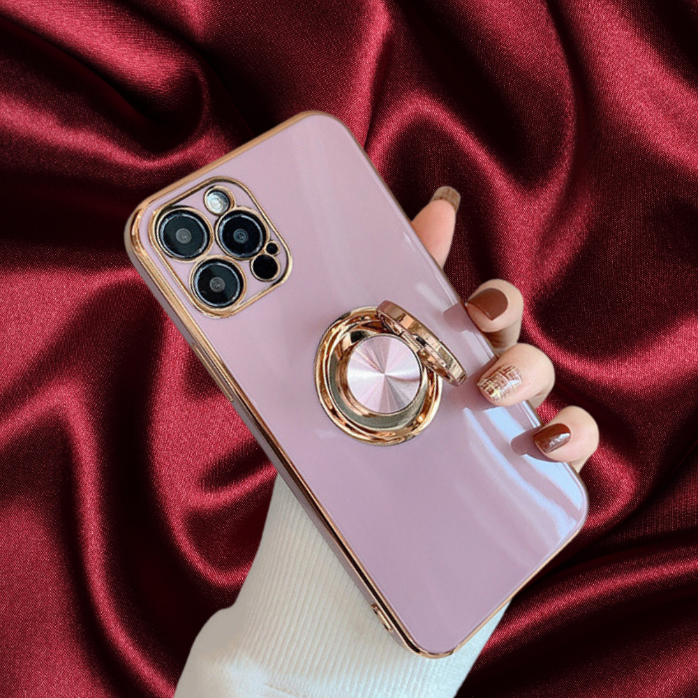 Gold Electroplated Ring Holder Cover – phone accessory by JustAndBest India