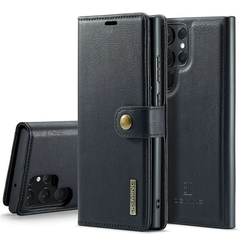 Samsung Galaxy S25 Series Two-In-One Wallet Style Leather Flip Cover - slim profile