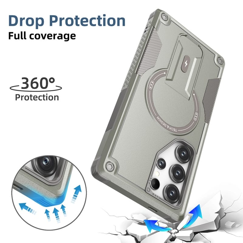 Samsung Galaxy S26 Armoured Dual Layer Kickstand Cover - phone case