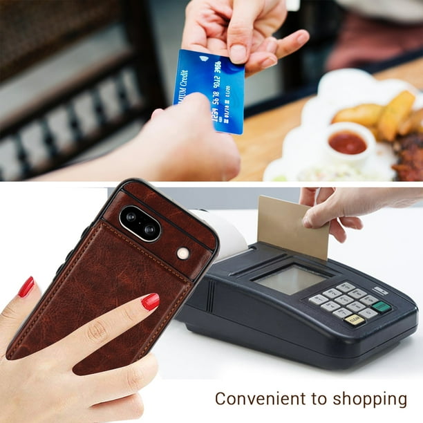 Google Pixel 8A Wallet Style Leather Case - case features